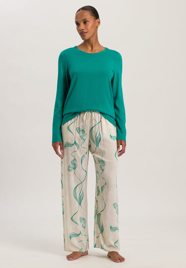 77844 Sleep And Lounge Long Sleeve Shirt - 2730 Peacock